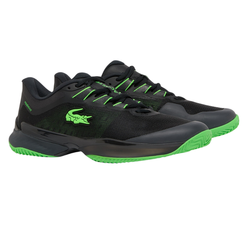 Chaussures de padel Homme Lacoste AG-LT Ultra Clay Noir/Vert - Esprit Padel Shop
