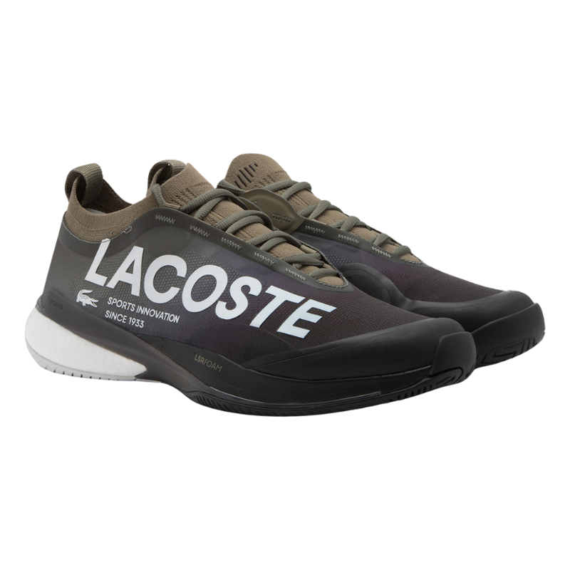 Chaussures de padel Homme Lacoste Lite Kaki - Esprit Padel Shop
