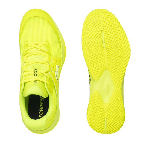 Chaussures de padel Homme Lacoste Power Serve Jaune - Esprit Padel Shop