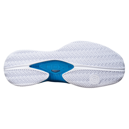 Chaussures de padel Homme Nox Nerbo Blanc/Bleu dessous - Esprit Padel Shop