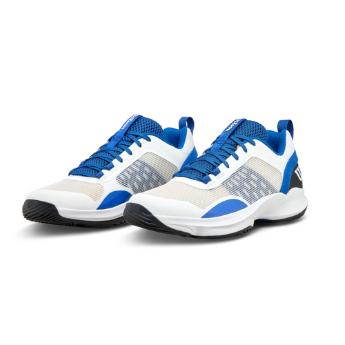 Chaussures de padel Homme Wilson Hurakn Pro V2 Blanc/Bleu - Esprit Padel Shop