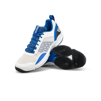 Chaussures de padel Homme Wilson Hurakn Pro V2 Blanc/Bleu - Esprit Padel Shop