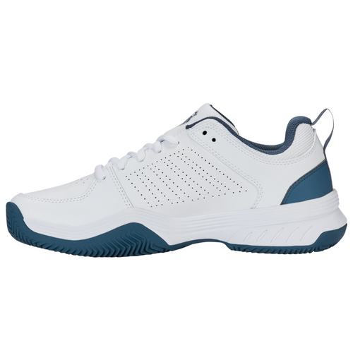 Chaussures de padel K-Swiss Court Express 2 Clay Blanc/Bleu - Esprit Padel Shop