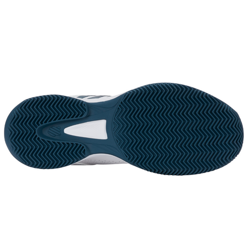 Chaussures de padel K-Swiss Court Express 2 Clay Blanc/Bleu - Esprit Padel Shop