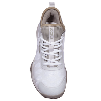 Chaussures de padel Unisexe Nox Nerbo Blanc/Marron - Esprit Padel Shop