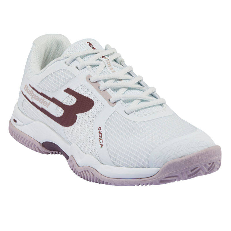 Chaussures de padel Femme Bullpadel Indiga 26I Blanc/Rose - Esprit Padel Shop