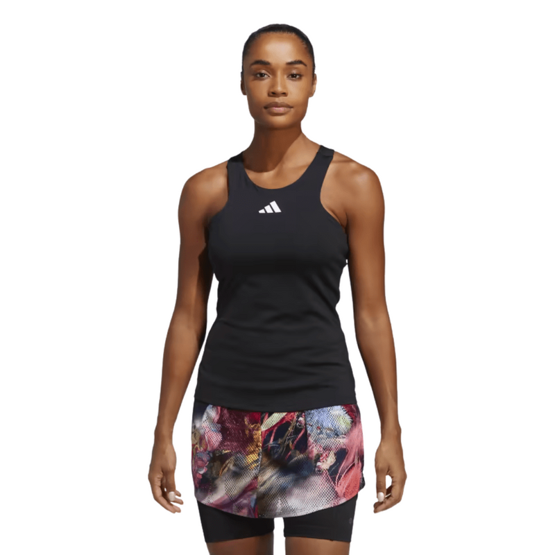Débardeur Adidas Y-Tank Noir Femme - Esprit Padel Shop