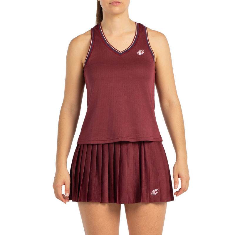 Débardeur Bullpadel Aza Rouge Femme - Esprit Padel Shop
