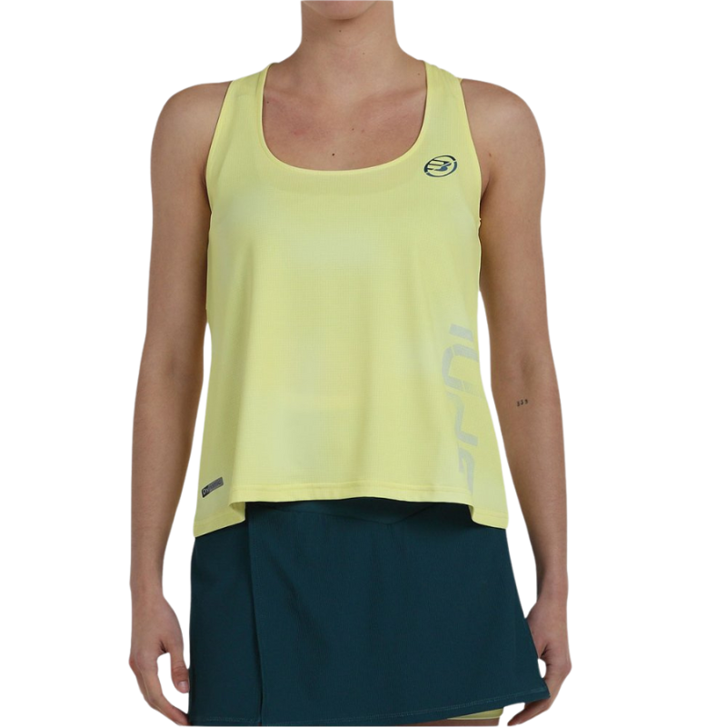 Débardeur Bullpadel Oidio Jaune Face - Esprit Padel Shop