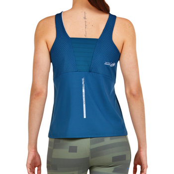 Bullpadel Osoro Navy Blue Women's Tank Top Back - Esprit Padel Shop