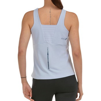 Camiseta de tirantes Bullpadel Osoro gris para mujer, espalda - Esprit Padel Shop