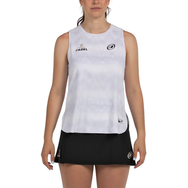 Débardeur Bullpadel Parnav Blanc Femme - Esprit Padel Shop