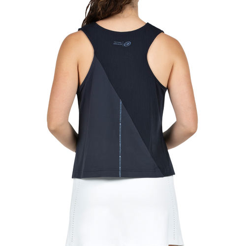 Débardeur Bullpadel Patine Bleu Marine Femme - Esprit Padel Shop