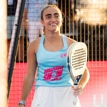 Débardeur Bullpadel Show Bleu Femme - Esprit Padel Shop