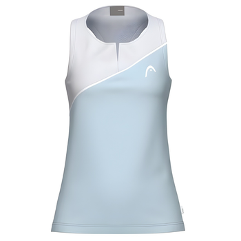 Débardeur Head Spirit Tank Top Blanc/Bleu Junior Girl - Esprit Padel Shop