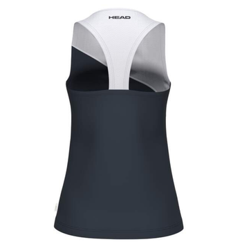 Débardeur Head Spirit Tank Top Blanc/Bleu Marine Femme - Esprit Padel Shop