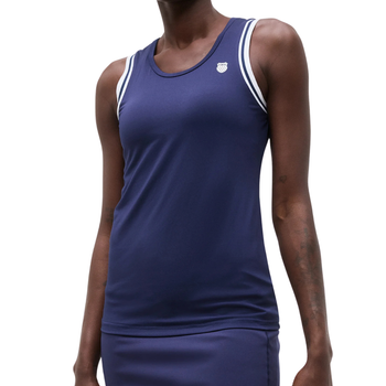 Canotta K-Swiss Hypercourt Singlet Blu Navy da donna - Esprit Padel Shop