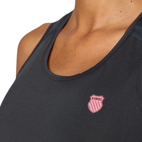 K-Swiss Hypercourt Singlet Women's Black Tank Top - Esprit Padel Shop