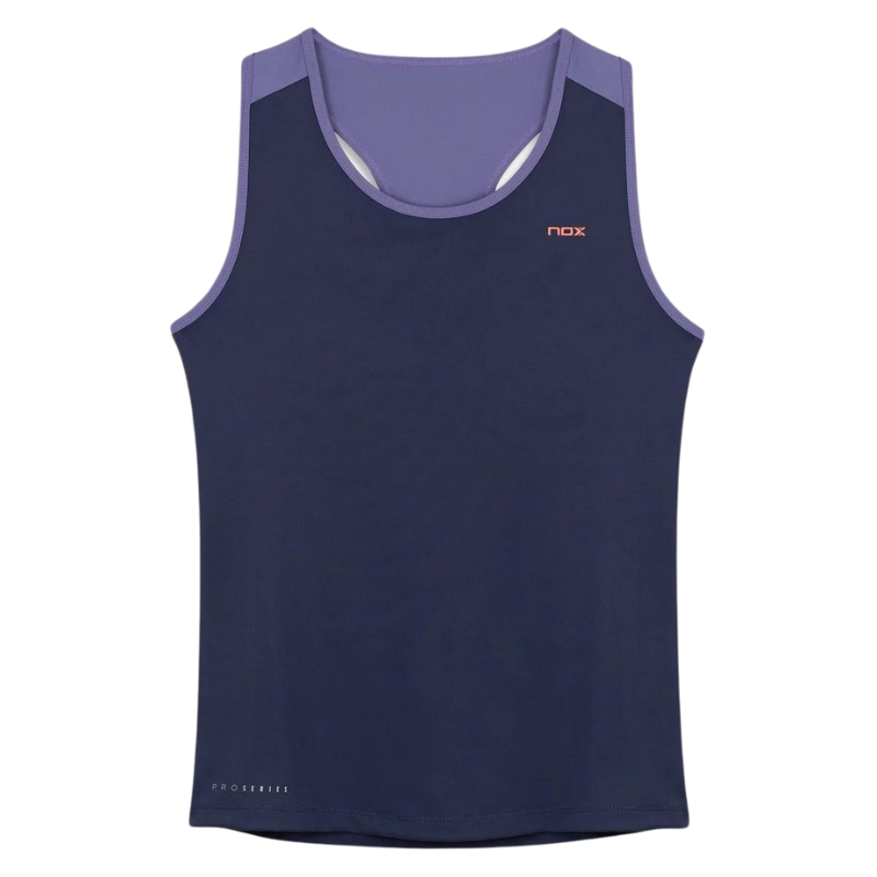 Débardeur Nox Pro Bleu Marine Femme Face - Esprit Padel Shop