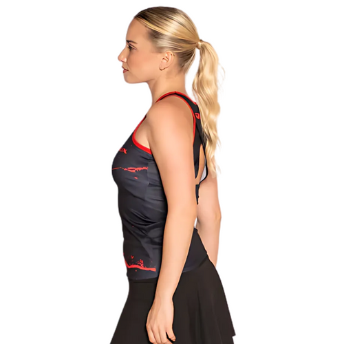 Canotta Siux Splash nera donna - Esprit Padel Negozio
