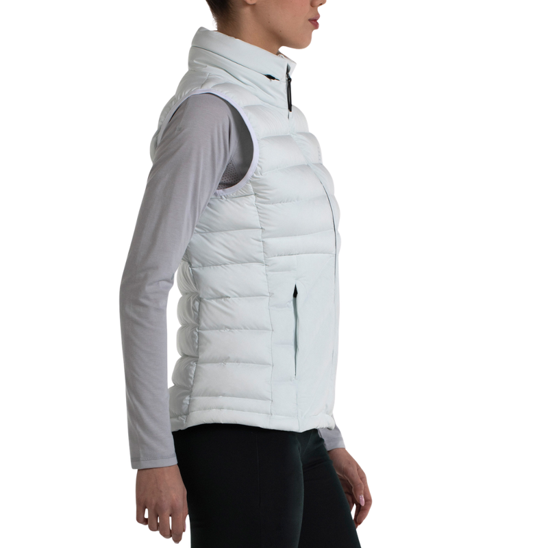 Doudoune sans manches Bullpadel Esela Blanc Femme - Esprit Padel Shop
