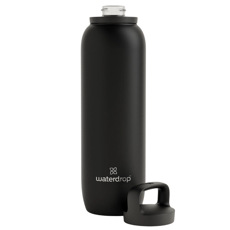 Gourde Waterdrop Inox Noir - Esprit Padel Shop