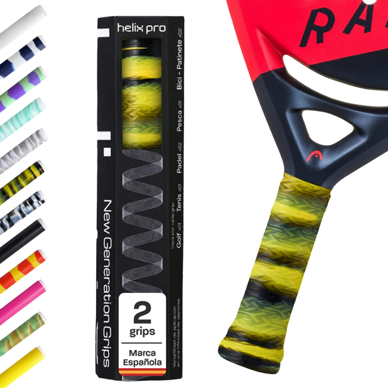 Grip Helix Pro Noir/Jaune - Esprit Padel Shop