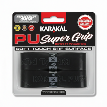Grip Karakal PU Super Grip Zwart x2 - Esprit Padel Shop