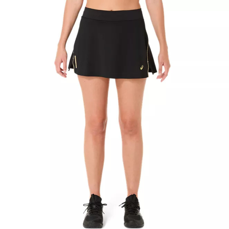 Jupe Asics Padel Court Skirt Noir Femme - Esprit Padel Shop