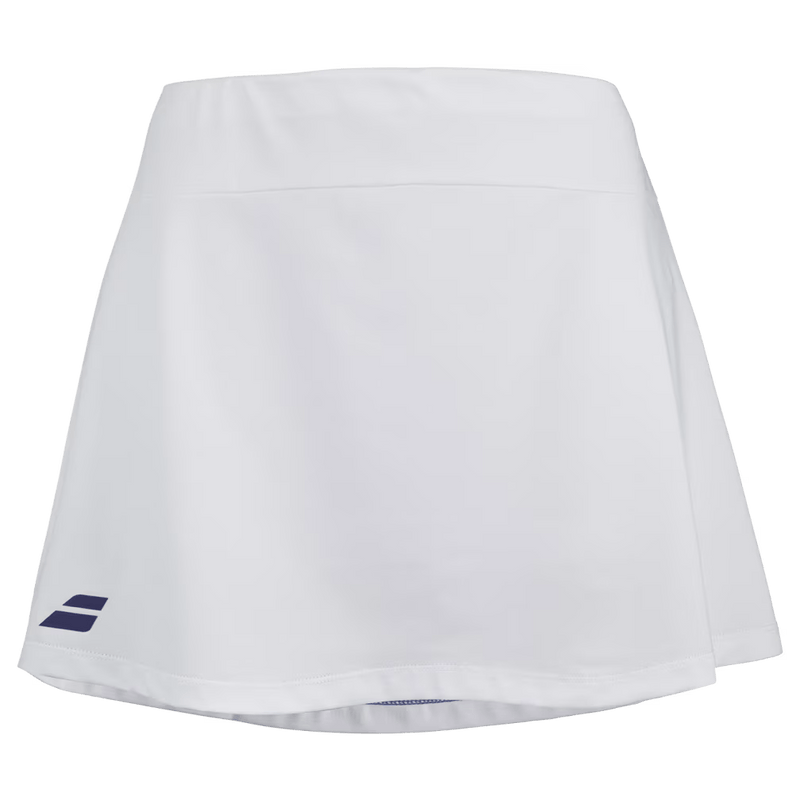 Jupe Babolat Play Skirt Blanc Femme 2024 Face - Esprit Padel Shop