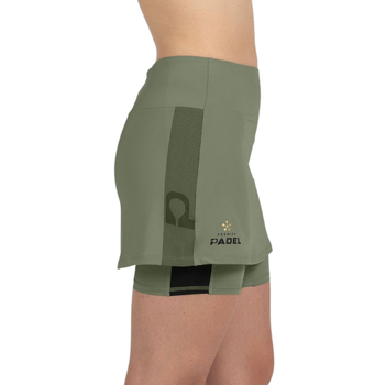 Bullpadel Portoa Khaki Women's Skirt - Esprit Padel Shop