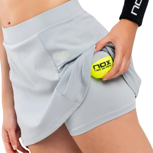 Jupe Nox Pro Gris Claire Femme - Esprit Padel Shop