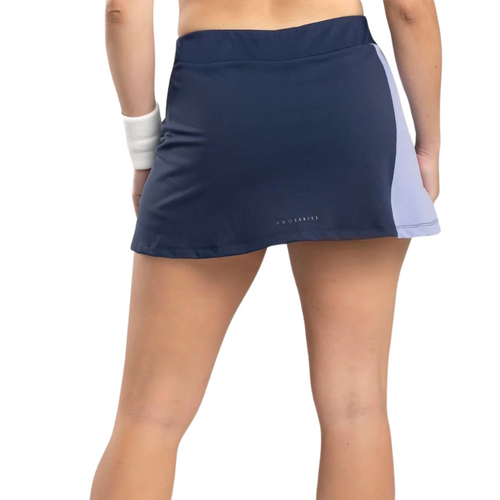 Falda Nox Pro violeta para mujer en maniquí de espalda - Esprit Padel Shop