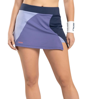 Falda Nox Pro Morado Mujer Maniquí Frente - Esprit Padel Shop