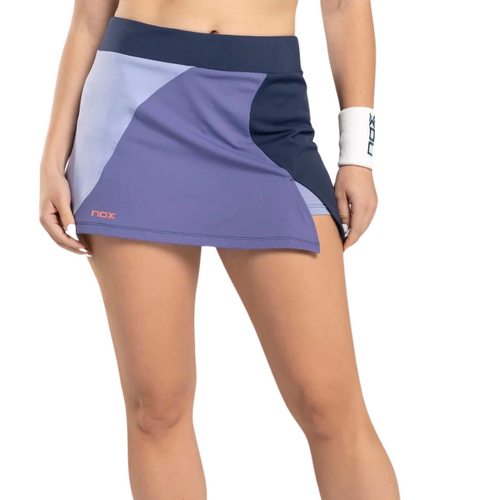 Falda Nox Pro Morado Mujer Maniquí Frente - Esprit Padel Shop
