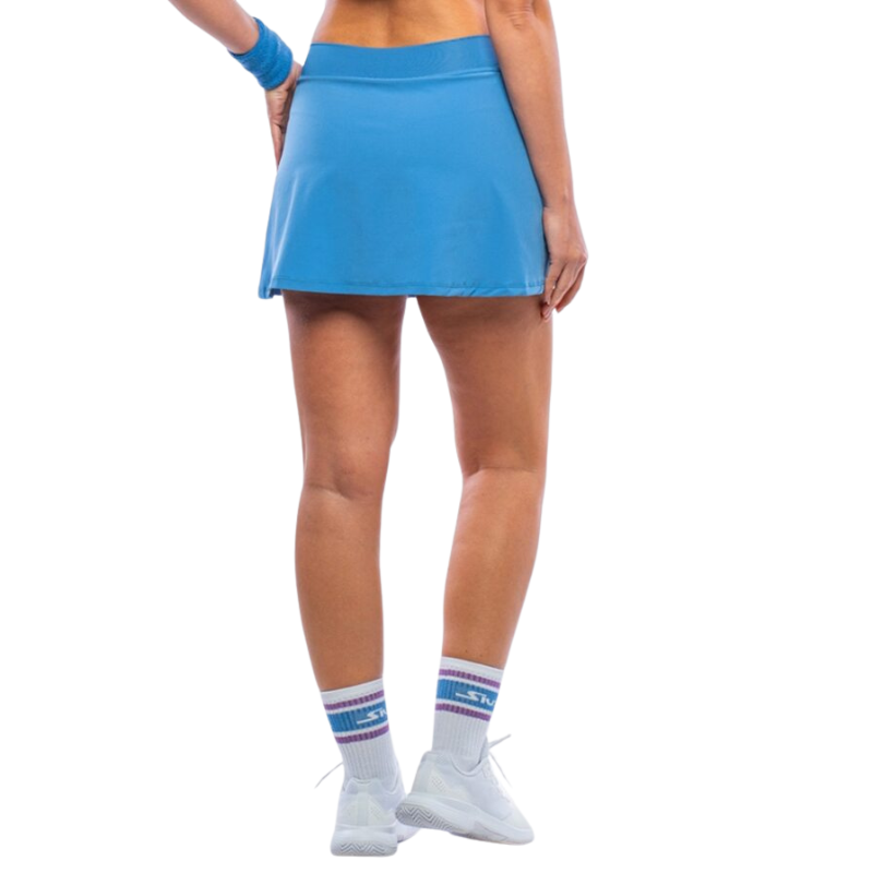 Jupe Siux Eman Bleu Femme Arrière - Esprit Padel Shop