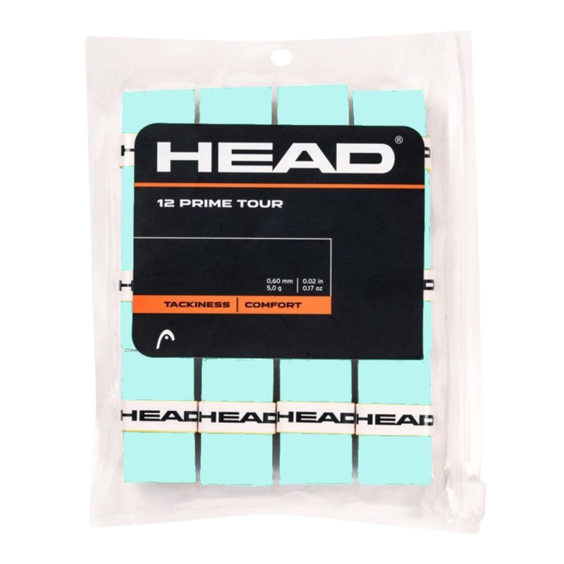Pack de 12 Surgrips Head Prime Tour Bleu Clair - Esprit Padel Shop