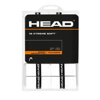 Pak van 12 overgrips Head Xtreme Soft wit - Esprit Padel Shop