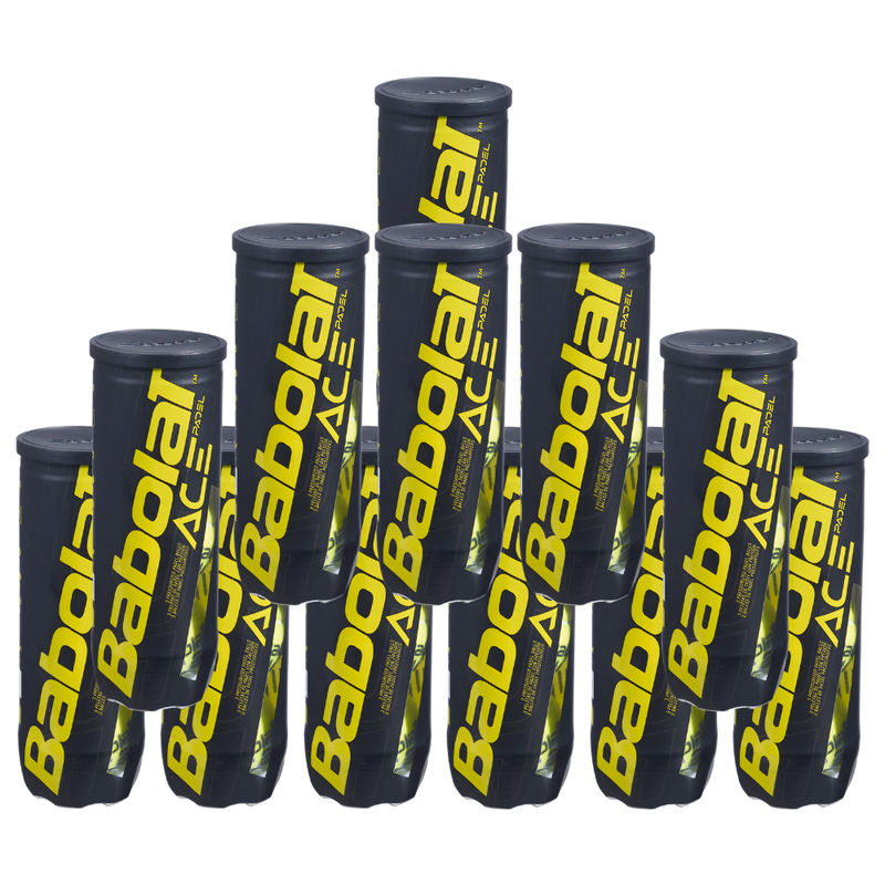 Pack de 12 tubes de balles Babolat Ace - Esprit Padel Shop