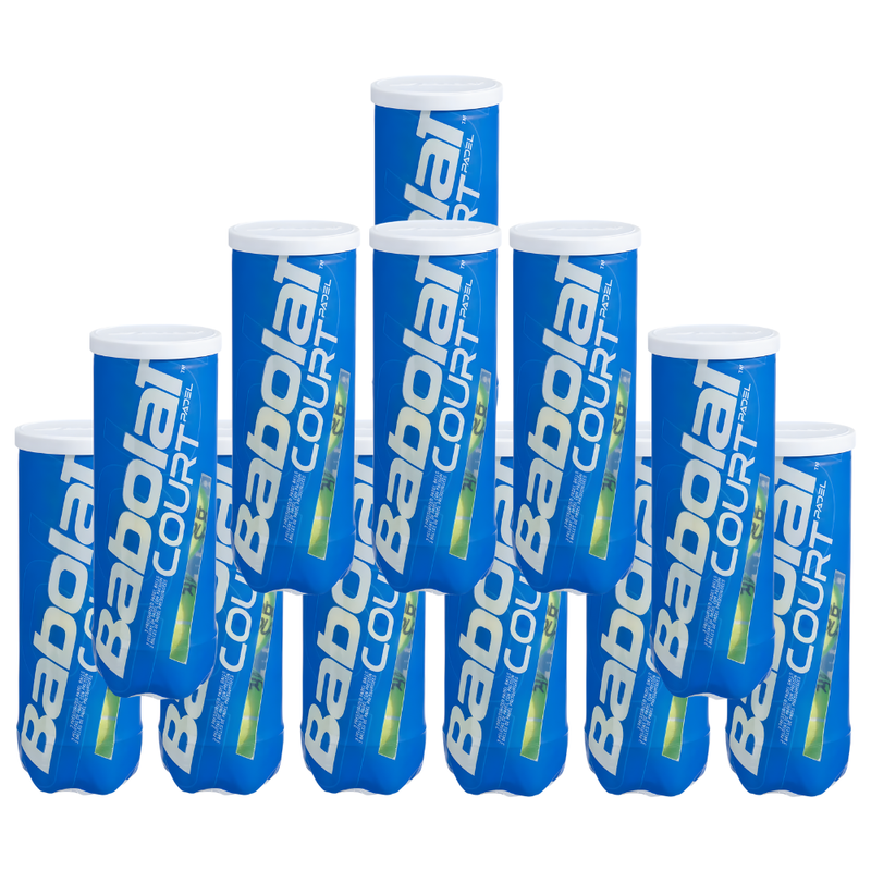 Pack de 12 tubes de balles Babolat Court - Esprit Padel Shop