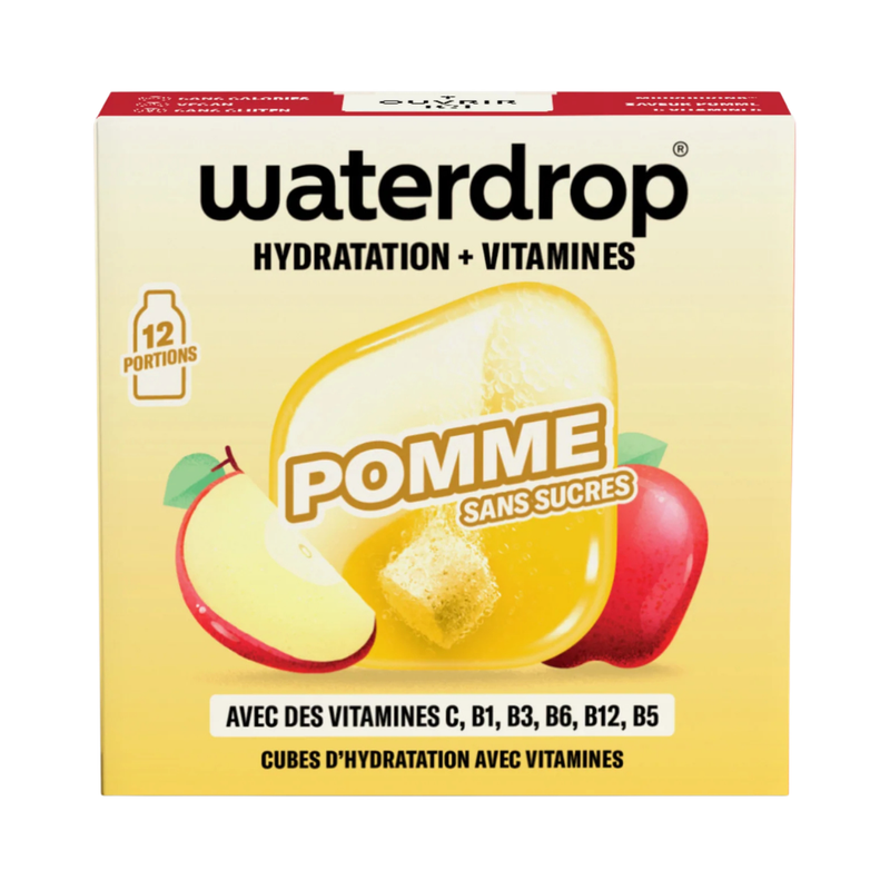 Pastilles d'hydratation Waterdrop Microdrink Pomme x12 - Esprit Padel Shop