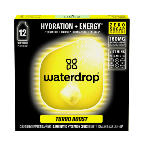 Pastilles d'hydratation Waterdrop Microrenergy Turbo Boost x12 - Esprit Padel Shop