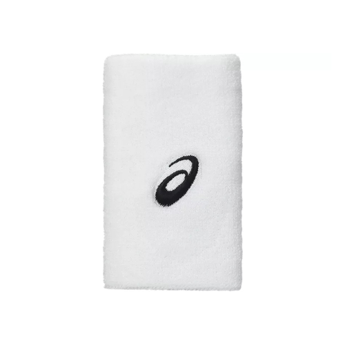 Asics Long White Terry Wristbands x2 - Esprit Padel Shop