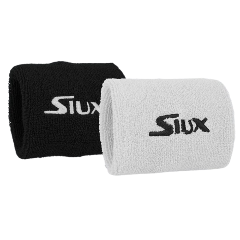 Poignets Éponge Siux Club Blanc/Noir x2 - Esprit Padel Shop