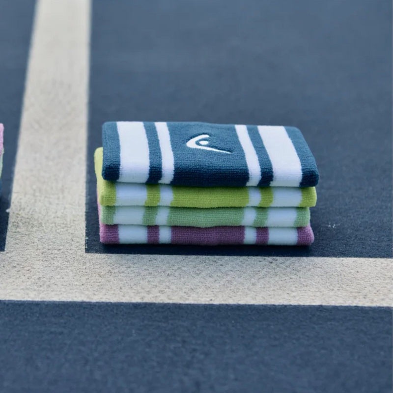 Poignets Éponge Head 5" Stripped Noir/Blanc - Esprit Padel Shop