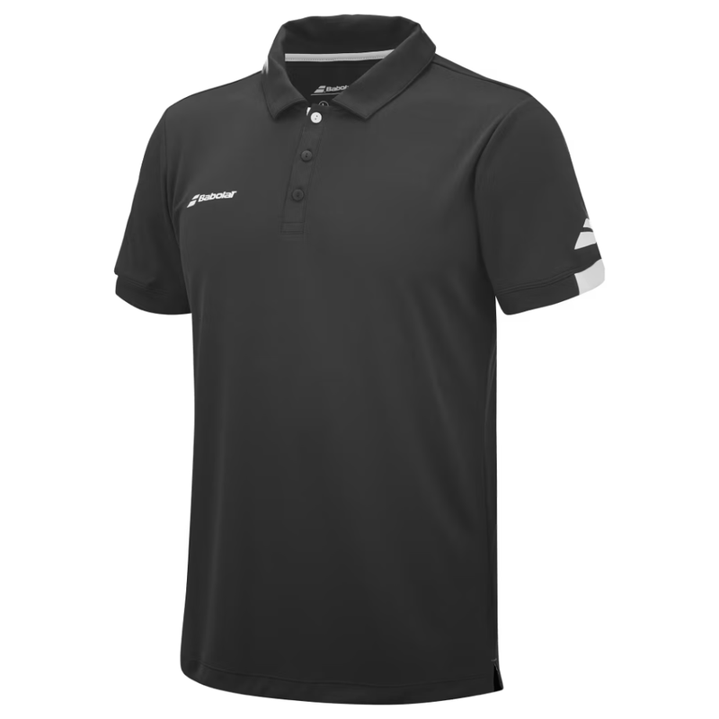 Polo Babolat Play Noir 2024 - Esprit Padel Shop
