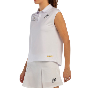 Polo da donna Bullpadel Acido Bianca - Esprit Padel Negozio