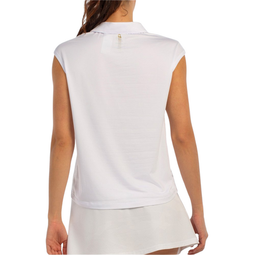 Polo da donna Bullpadel Acido Bianca - Esprit Padel Negozio