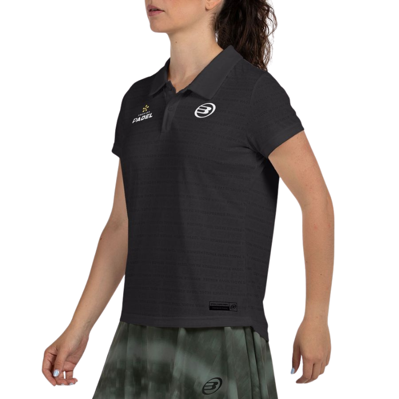 Polo Bullpadel Payerne Noir Femme - Esprit Padel Shop