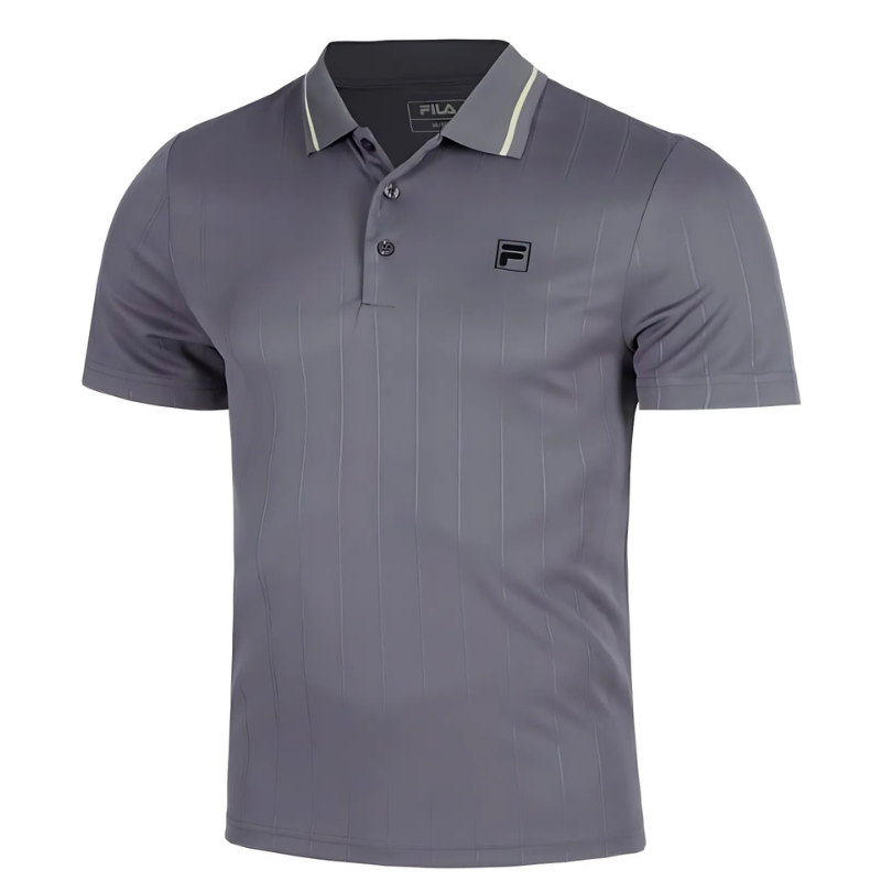 Polo Fila Corvin Gris - Esprit Padel Shop